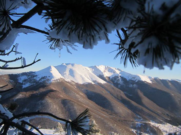M. Viglio - Filettino (2156m) in inverno